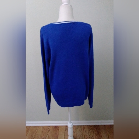 Jolly Sweaters Ugly Christmas Party Reindeer Sweater Pullover - Picture 5 of 5